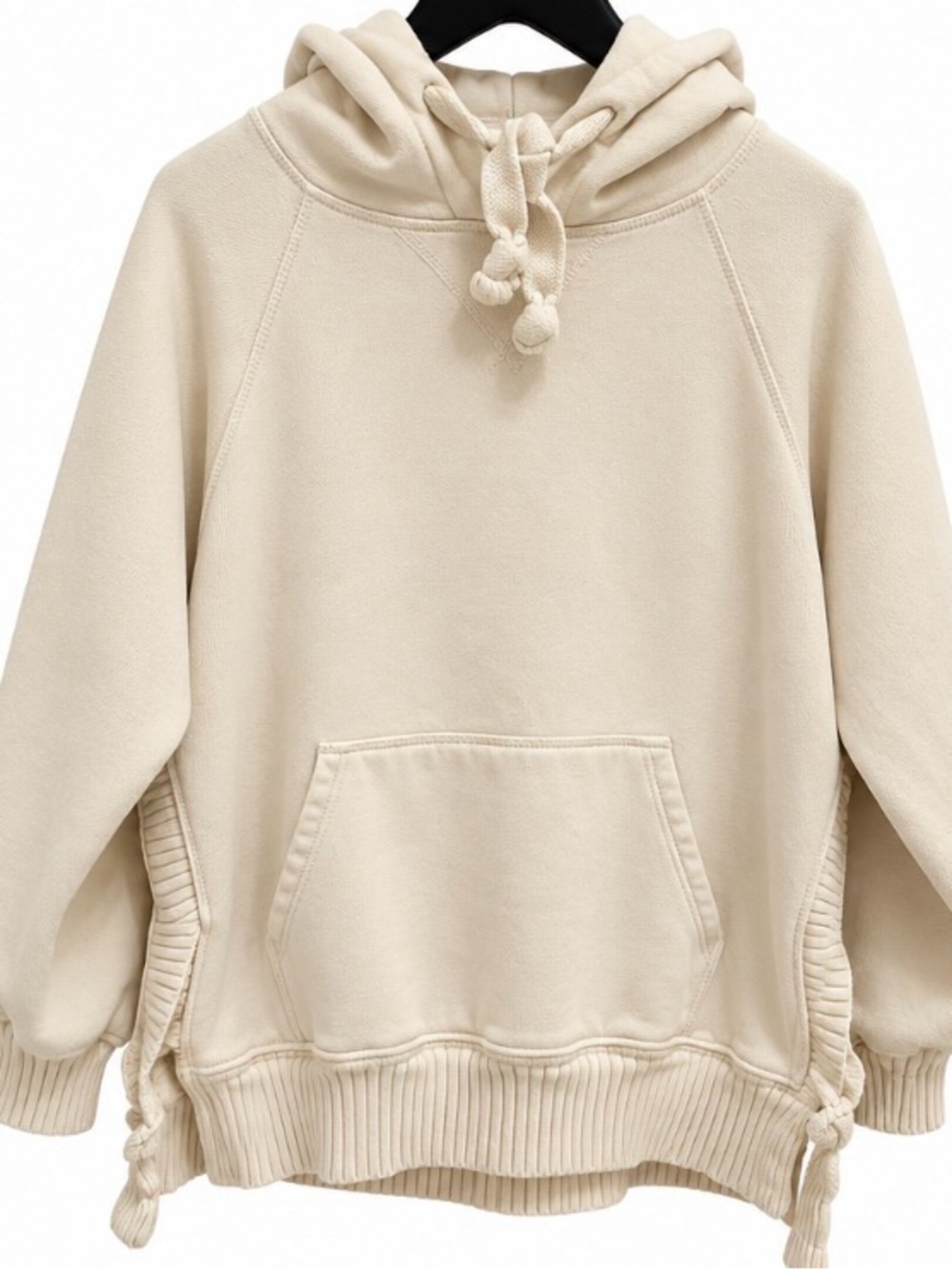 Vintage Y2K American Eagle Outfitters Cream Oversized Hoodie Women’s Medium